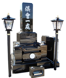 黒みかげの和墓
